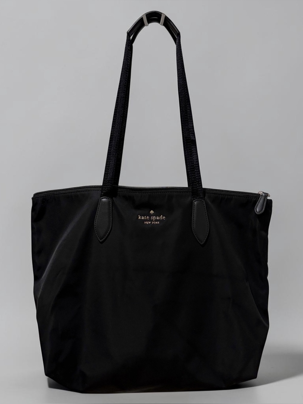 kate spade Black Nylon Everyday Tote with Gold Logo